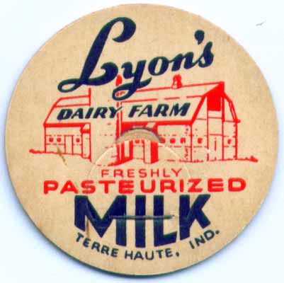 Lyon's Dairy Milk Bottle Top