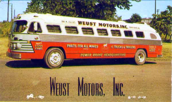 Weust Motors matchbook