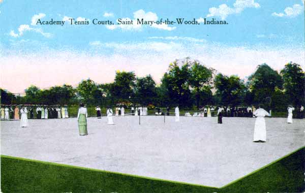 The Academy Tennis Courts, St. Mary of the Woods College