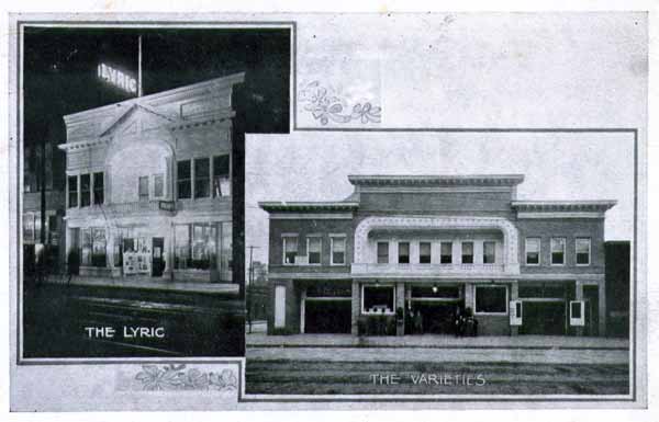 The Lyric and Varieties Theaters, Terre Haute