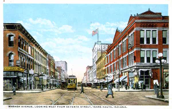 Wabash Avenue West from Seventh Street, Terre Haute