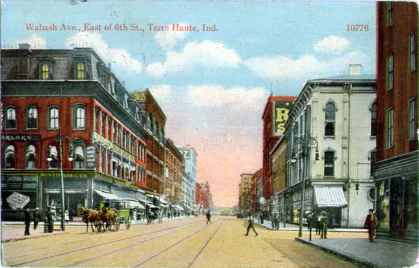 Wabash Avenue looking East from 6th Street