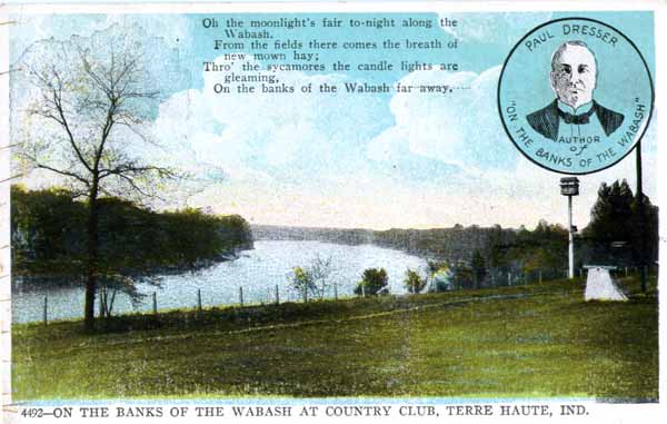 Paul Dresser - On the Banks of the Wabash at the Country Club, Terre Haute
