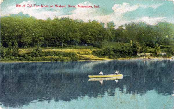 Site of Fort Knox on Wabash River, Vincennes