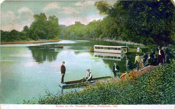 Scene on the Wabash River at Vincennes