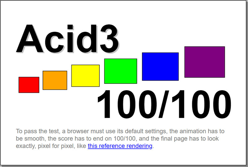 Web Acid Test 3