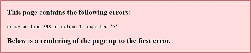 Error checking sitemap.xml